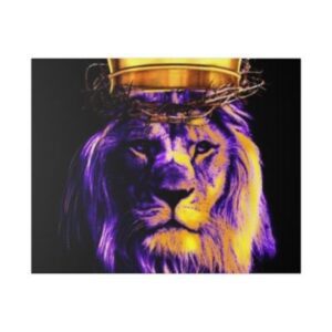 Basileus The Lion Stretched Canvas