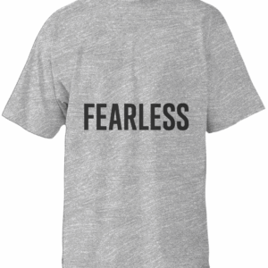 Fearless (Black Text) Heavyweight T Shirt